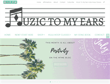 Tablet Screenshot of muzictomyears.com